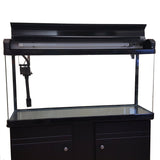 Aquarium Fish Tank & Cabinet 80cm 120L Black / White