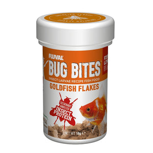 Fluval Bug Bites Goldfish Flakes 3 Sizes