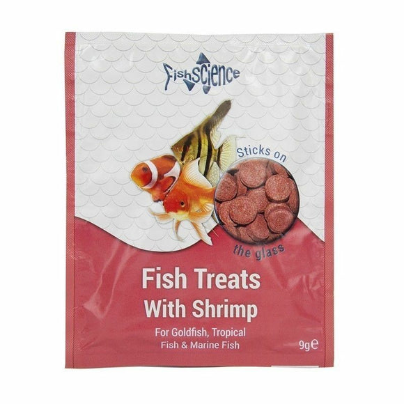 FishScience Fish Treats with Shrimp 9g